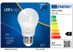1 STÜCK (VPE) SHADA LED Classic E27, 1055lm, 11 Watt, neutralweiss 4000K, A60 Opal, EEC: F (0601189)